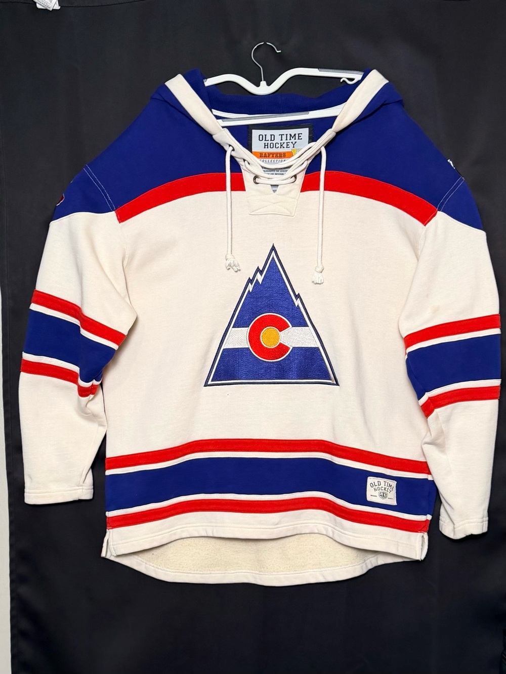 Old Time Hockey NHL Colorado Avalanche Crewneck Hoodie Sweatshirt Large